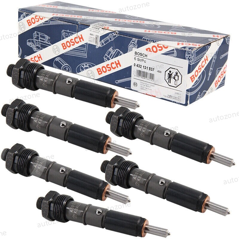 6X Bosch 50hp Fuel Injectors For 1989-1993 Dodge Cummins 5.9L 12V Diesel Engine