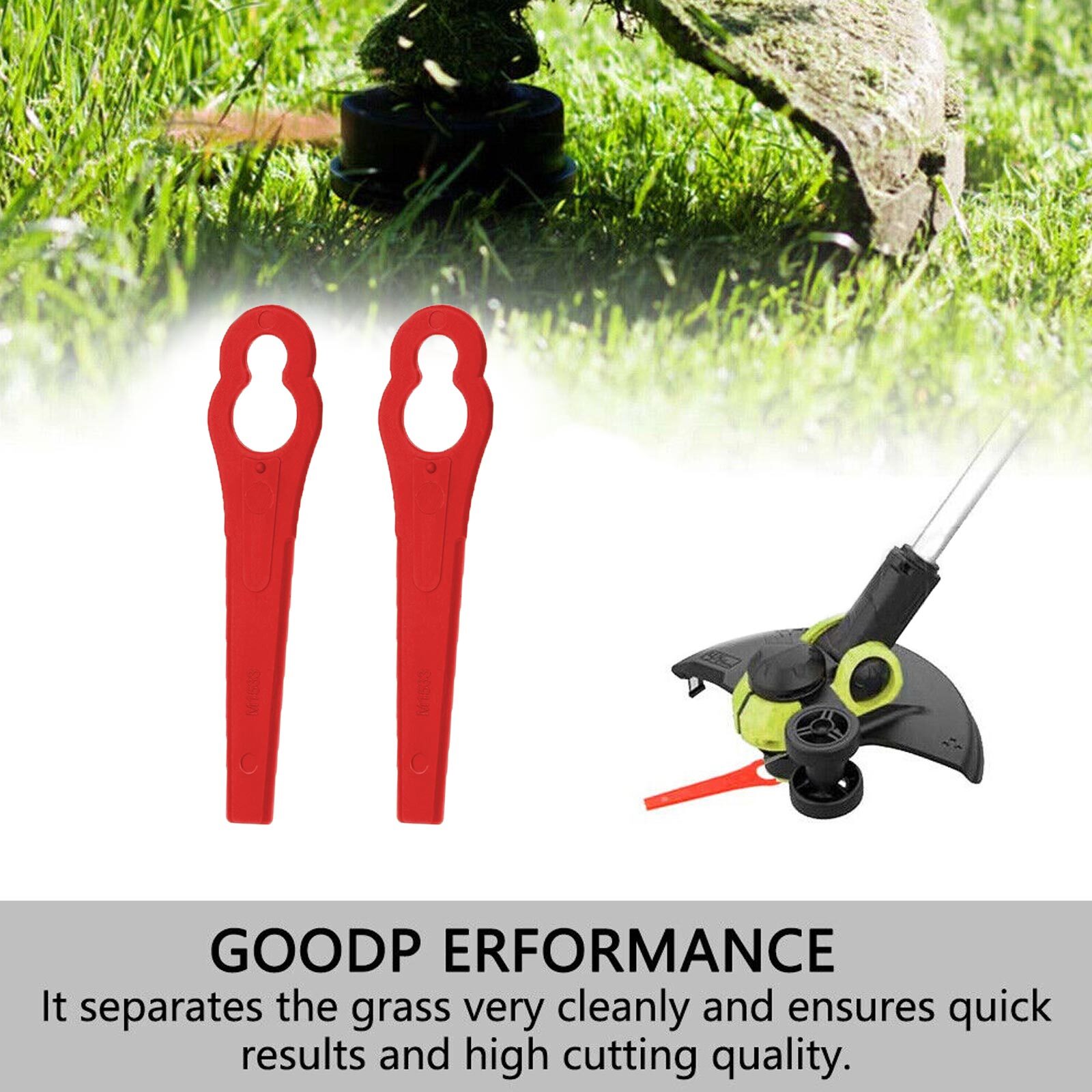 Grass Trimmer Plastic Blades Part Cutter Replace Acc Crop for OZITO