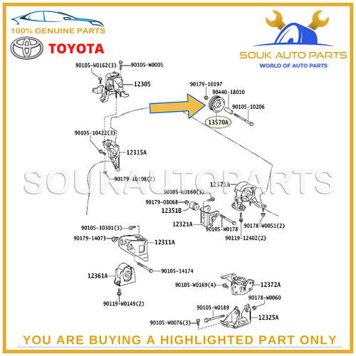 Toyota 13570 22010