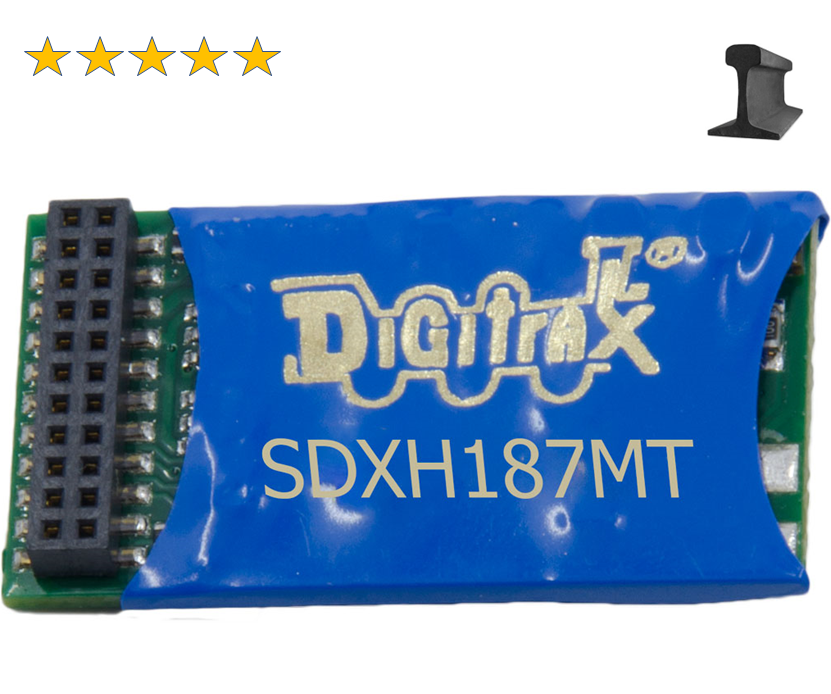 Digitrax SDXH187MT ~ New 2025 ~ 21 Pin DCC Sound Decoder Premium