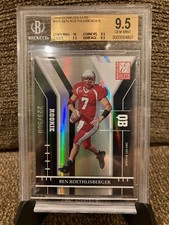 2004 Donruss Elite Ben Roethlisberger Rookie /500 Graded BGS 9.5 GEM MINT!! HOF