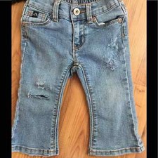 Little girls Jordache distressed jeans 12 months