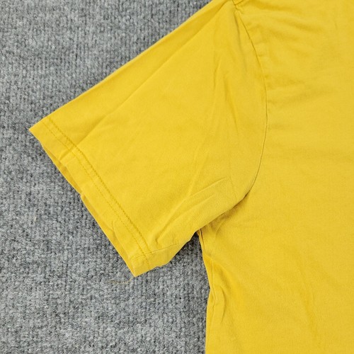 Volcom Shirt Men's Small Yellow Logo Graphic Tee Short Sleeve Crew Neck Adult S - Picture 5 of 13