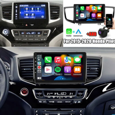 4G+64G Apple Carplay For 2015-2020 Honda Pilot Ridgeline Android 13 Car Radio