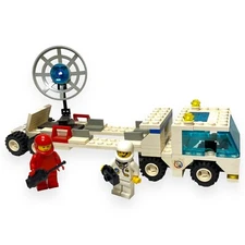 LEGO - Classic Space - 2 Astronaut Mini Figures + Satellite Truck - VTG