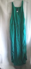 Swimsuits For All Swimsuit Coverup Plus Size 22/24 Blue Green Leg Slits