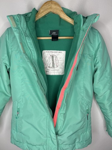 Champion Jacket Hoodie 3-in-1 For Girls Mint Green Womens Size M (7-8) - Picture 3 of 14