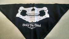 "Here's The Metal" Face mask / bandanna..Brand NEW-new used -One of a kind