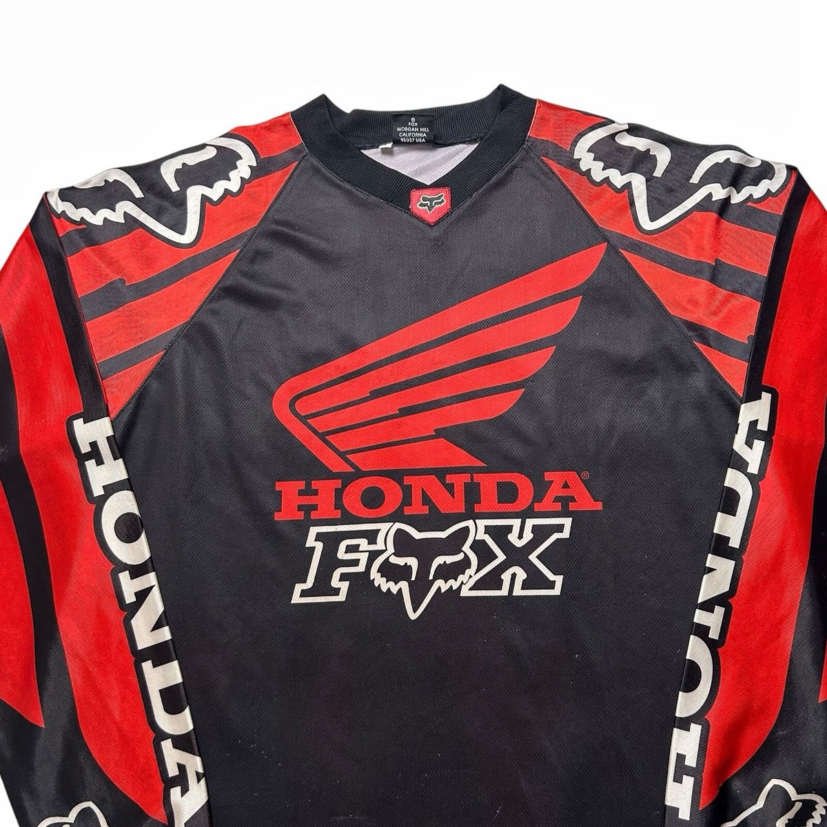 Vintage 1998 Honda Fox Racing Jersey Ezra Lusk Honda CR Motocross