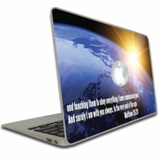 Matthew 28:20 Bible Verse Macbook Air or Macbook Pro Skin - FREE SHIPPING