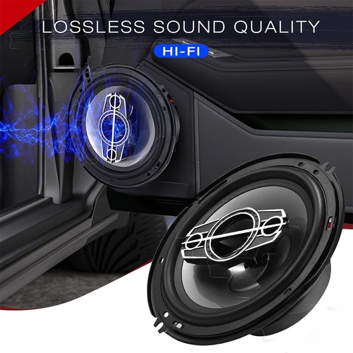 6" inch 2PCS 600W Coaxial Rear Stereo Speakers, 4 Way Car Audio Subwoofer AU - Picture 10 of 13