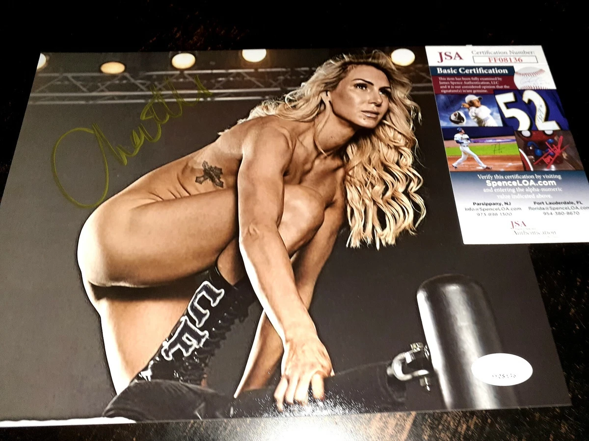 Charlotte Flair Signed 8x10 Photo JSA COA Sexy Nude ESPN Autograph WWE |  eBay