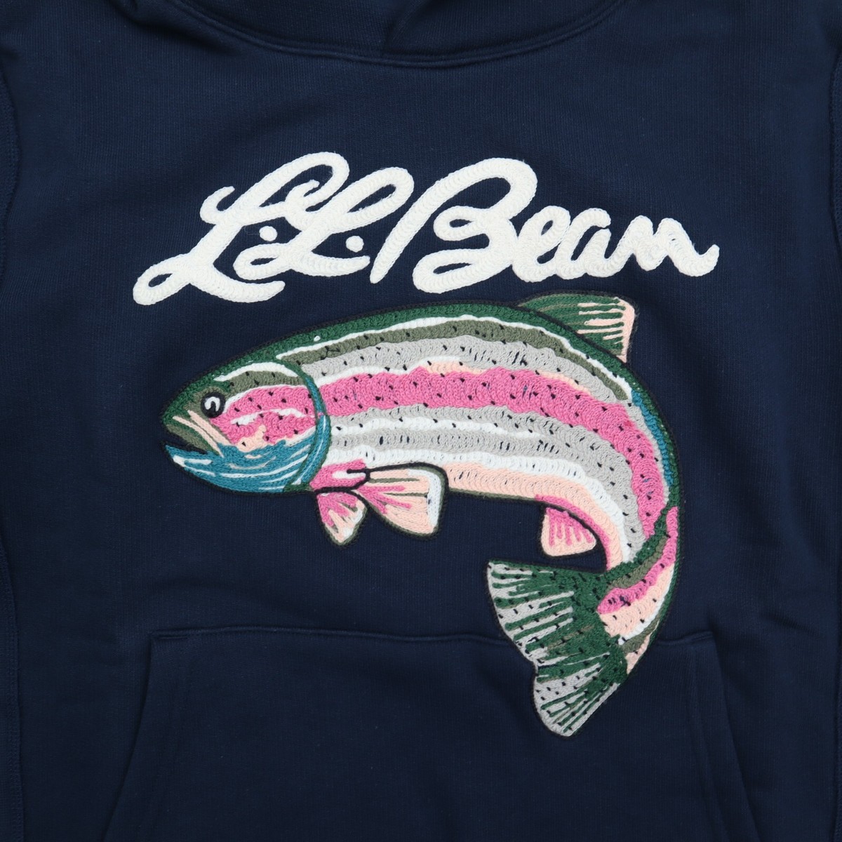 トップス Glay)Brook Trout Official Logo Sweat L Sweatshirt with embroidered brook trout design — Rangeley