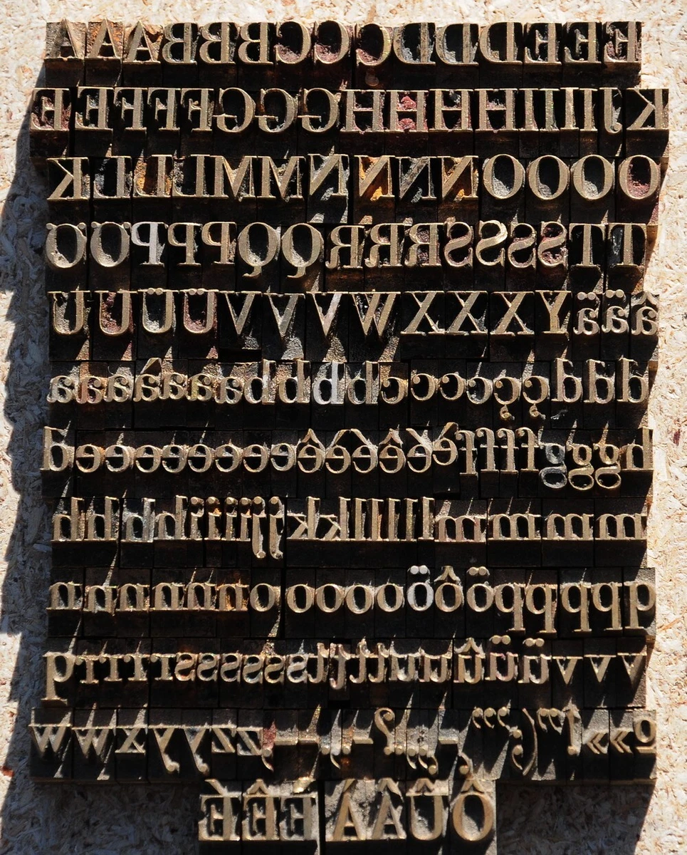 Prägeschrift 5mm Messingschrift Buchbinder Messing Prägen Leder Antiqua Schrift!