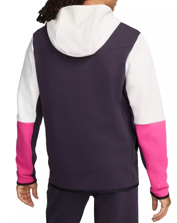 Sz XXL Nike Sportswear Tech Fleece Full-Zip Hoodie Purple