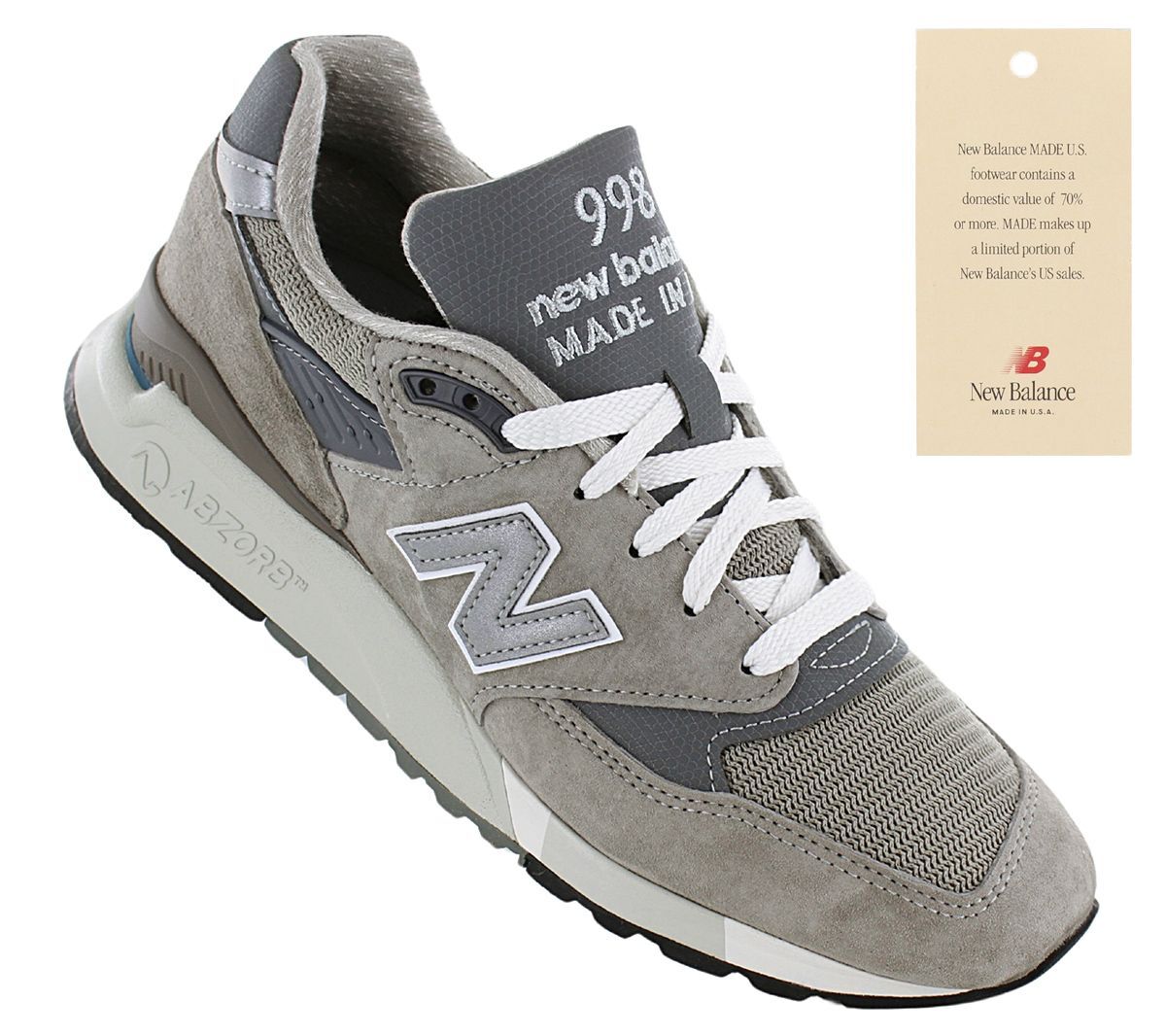 NEW New Balance 998 - MADE in USA - Sneakers Shoes Gray NEW New Balance 998 - MADE in USA - Sneakers Shoes Gray