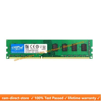 crucial DDR3 1333 4GB‪ ✕‬4 Crucial 4GB Kit (2GBx2) DDR3 1333 MT/s (PC3-10600) CL9 SODIMM 204