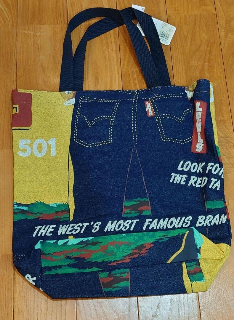 Levi's 501 Banner Print 150th Anniversary Limited model Denim tote