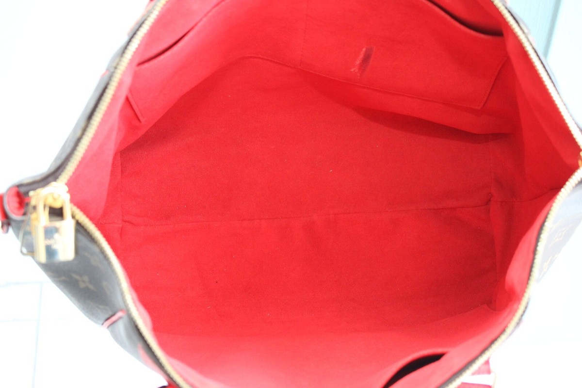 LOUIS VUITTON Estrela MM NM Monogram Cerise Red Tote Shoulder Bag 