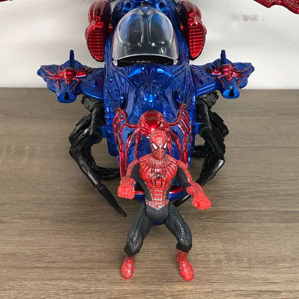 Figura de acción Marvel Spiderman Web Copter Toys 1998 vintage falta no completa Foto 2 de 4