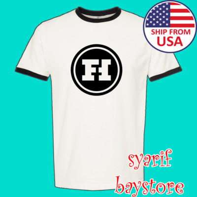 Funhaus Fun House Men's Ringer Black Size S to 3XL