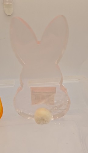 Ashland Easter Acrylic Bunny's Orange And Clear/ Pink - Picture 5 of 5