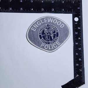 Englewood, Colorado Police Patch. 4.5x3.5 Inches, Great Condition!