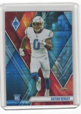 2023 Phoenix 183 Daiyan Henley Los Angeles Chargers Fire Burst /340 Rookie