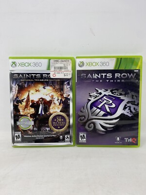 Saints Row IV (4) National Treasure Edition The Third Xbox 360 Tested CIB  816819012031|