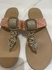 Women’s Leena Glam By Bata Size 5 M Leather Thong Sandals Shoes EUC Girls — photo 4