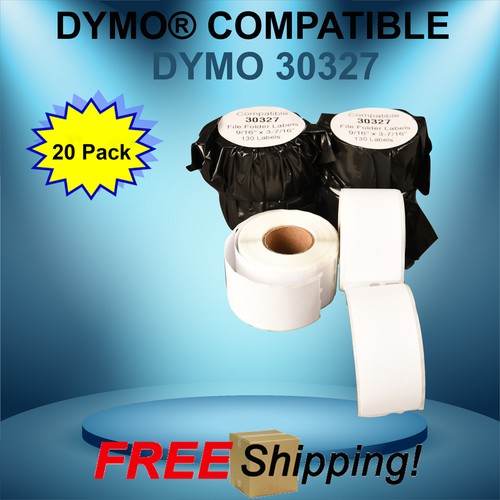 30327 Dymo® Compatible 20 Rolls 450 Turbo 400 Duo Twin Turbo 4XL EL40 ACII 200 - Picture 2 of 4