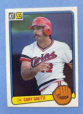 1983 Donruss Baseball Gary Gaetti #53 Minnesota Twins