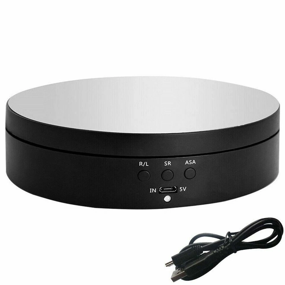 360° Electric Motorized Rotating Display Stand Jewelry Photography Show Holder - Image 3 of 4