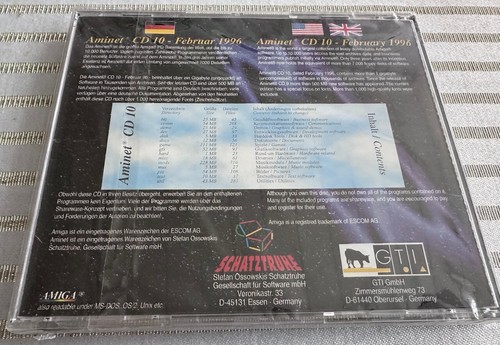 CD - ROM - Aminet No 10 February 96, Amiga, Commodore - 第 2/3 張圖片