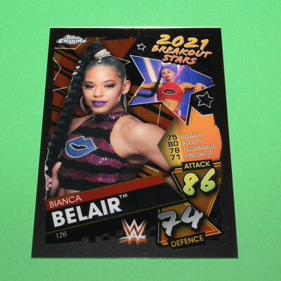 2021 Topps Chrome Slam Attax Bianca Belair #126