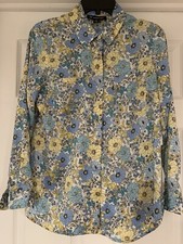 INC International Concepts Women  s Floral Print Button Up Blouse Petite Size Med
