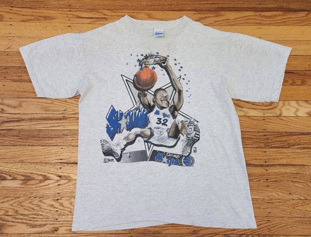 Vintage 90s Salem Sportswear Shaquille O'Neal Caricature T Vintage 90s Salem Sportswear Shaquille O'Neal Caricature T