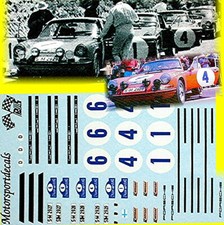 Porsche 911S 12 PAAAY Acropolis 1969 #1+4+6 B. Waldegaard 1:87 Decal Decal