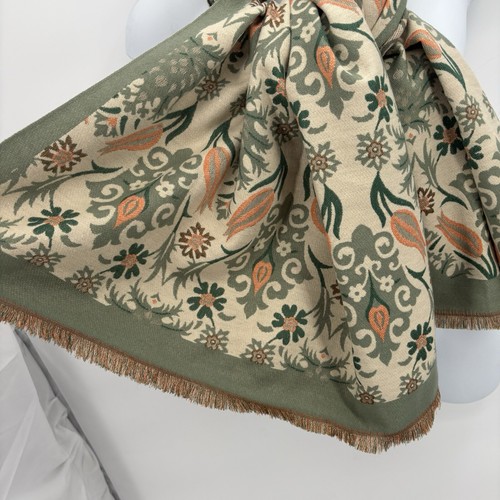 Women Fashion Long Scarf Imitate Cashmere Blend Shawl Printed Kerchief 190*65cm - Picture 6 of 6