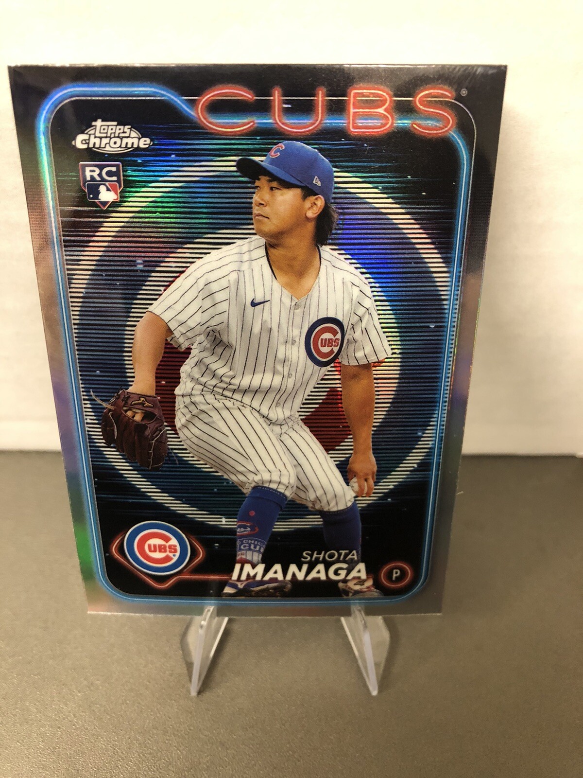 2024 Topps Chrome Shota Imanaga Rookie Card Lightboard Logo Cubs RC (#121) SP