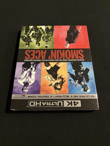 SMoKiN' ACeS: 4K+blu ray+d/c with "ULTRA RARE/NEAR MiNT" Slipcover 💥BRaND NeW💥 - Picture 4 of 10