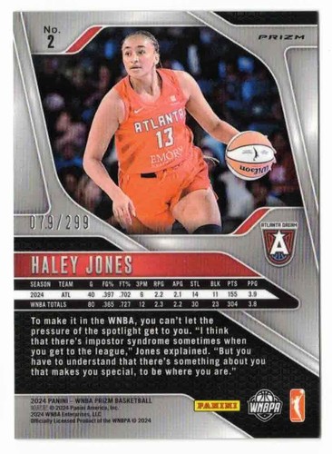 2024 Panini WNBA PULSAR Prizm GREEN /25 BLUE /199 RED /299 SILVER /499 YOU PICK! - Picture 3 of 25