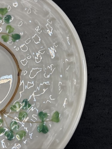 Belleek Shamrock “Root” Mini Teacup and Saucer-3rd Black Mark- 1926-1946-READ - Picture 19 of 22