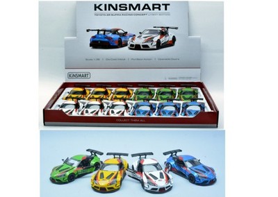 1 PEZZO Kinsmart TOYOTA SUPRA 2019 RACING COL.ASS cm 12