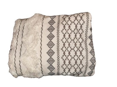 Ink + Ivy Imani 2 Curtain Panels Boho Chenille Back Tab Rod Pocket 82 X 52