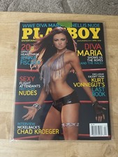 Playboy Magazine Play boy April 2008 Maria Kanellis WWF WWE Diva ROH TNA AEW 