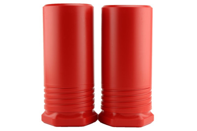 NEW Lot of 2 Rose-Plastic TwistPack DP80-200 80mm Telescopic Red Tool Tubes