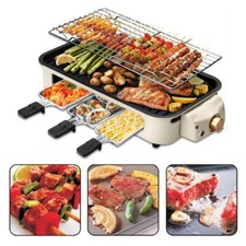 Electric Teppanyaki Grill Table Hot Plate Non-stick Plate BBQ Griddle Indoor