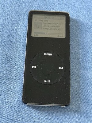 Apple iPod nano 1. Generation Schwarz (4GB) A1137
