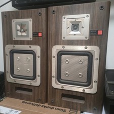 Pair of Sony APM-22ES Speakers 6 Ohm 160w Tested and Working See Photos Vintage
